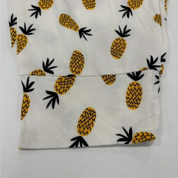 Old Navy pajama Mid-Rise Sunday Sleep Ultra-Soft Pajama Pants Pineapples Size L - Picture 9 of 10